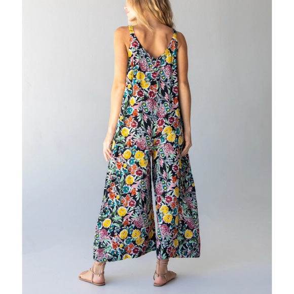 NATURAL LIFE Floral Jumpsuit - Multicolor - Picture 2 of 11